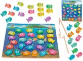 Puzzle din lemn cu magnet — prins pește