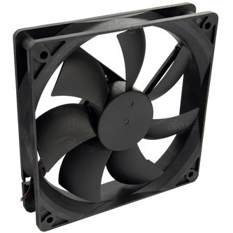 Akyga Ventilator 12cm negru