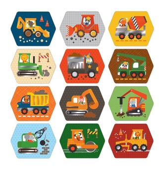 Petit Collage Memorie masini de constructii