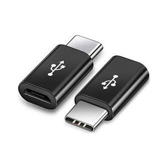 Adaptor USB micro - USB C, negru