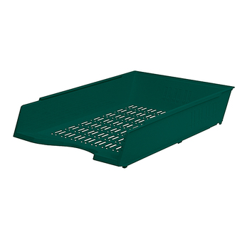 DONAU dosar cu inele perforat pentru birou, A4, PS, verde