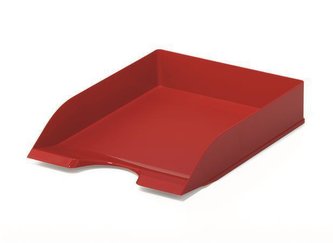 Odkladač "Basic", červená, plast, DURABLE