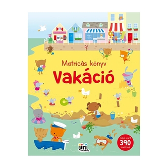 Carte mare cu abțibilduri Vacanțe, HU