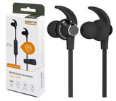 Căști Bluetooth ALIGATOR MST4, magnet., microSD, negru