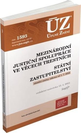 ÚZ 1593 Cooperare juridică internațională
