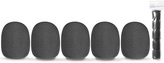 Stagg WS-S35/B5, capace microfon negre, set 5 buc