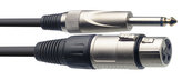 Stagg SMC1XP, cablu microfon XLR/jack, 1 m