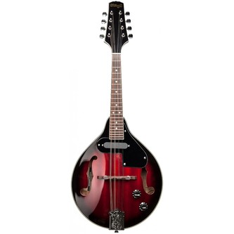 Stagg M50 E, mandolină electro-acustică bluegrass, redburst