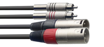 Stagg STC6CMXM Cablu dublu, 6m
