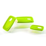 BAMA Set de recipiente pentru alimente FRESKA, verde