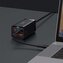 Încărcător rapid de priză Baseus GaN3, 2x USB-A, 2x USB-C 100W, negru