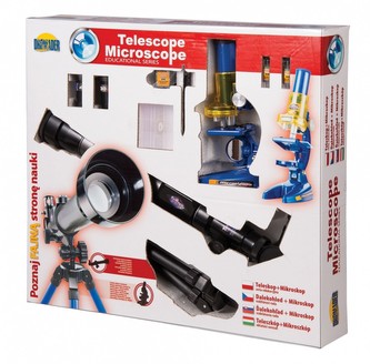Telescop + microscop Set educațional