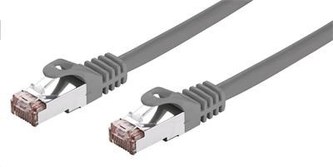 C-TECH cablu patchcord Cat6, FTP, gri, 15m