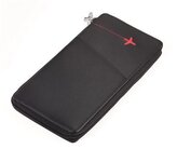 Etui pentru documente de călătorie "Red Pepper", negru, cipuri RFID, cu pix, TROIKA