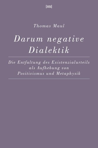 Darum negative Dialektik
