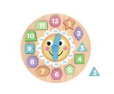 Puzzle din lemn - ceas