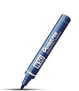 Marker permanent "N50", albastru, 2 mm, vârf conic, PENTEL N50-CE
