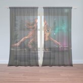 Záclony DJka: 2ks 150x250cm