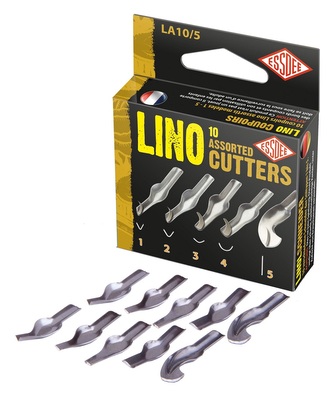 Gouges for linoleum 10 pcs mix of 5 types