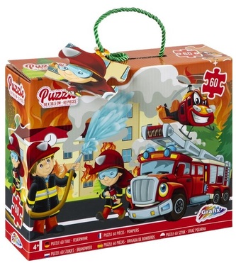 Puzzle 60 piese - pompieri