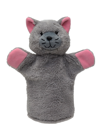 Pisică 25 cm, marionetă sonoră