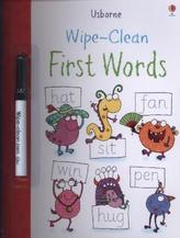 Usborne Wipe Clean: Primele cuvinte, cu pix ștergabil