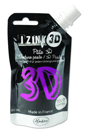 IZINK pastă relief 3D 80 ml/crocus, violet