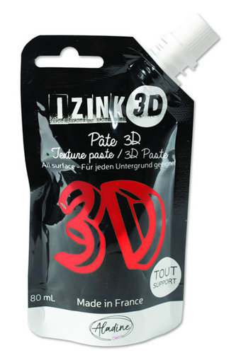 IZINK pastă 3D relief 80 ml/tomato, roșu