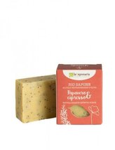 laSaponaria Săpun solid de măsline BIO - Mac și chiparos (100 g)