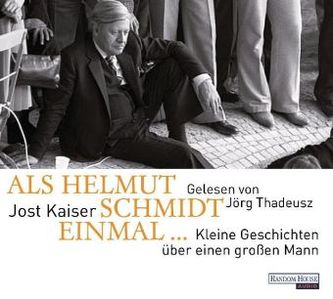 Als Helmut Schmidt einmal ..., 1 Audio-CD
