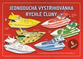 Decupaj simplu bărci rapide - set model de hârtie