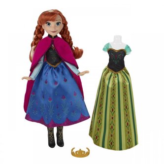 Disney's Frozen păpușă cu rochie de rezervă Anna (SOLID)
