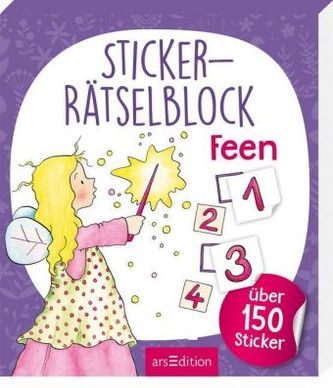 Sticker-Rätselblock Feen