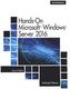 Hands-On Microsoft® Windows® Server 2016, w. DVD-ROM