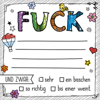 FUCK - Klebezettel