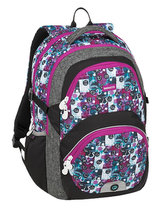 Bagmaster rucsac școlar THEORY 9 A PINK/GRAY/GRAY