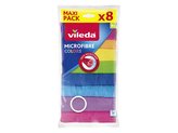 Lavetă microfibră VILEDA COLORS 151501, 8 bucăți
