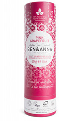 BEN & ANNA Deodorant solid BIO 60 g - Grapefruit roz