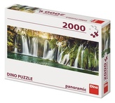 Puzzle 2000 Cascadele Plitvice panoramic