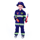 Costum de pompier pentru copii cu imprimeu ceh (L)