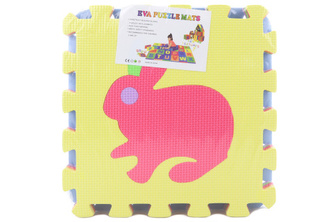 Puzzle din spumă 9 piese - animăluțe