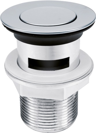 Scurgere lavoar cu click-clack plastic/crom FALA