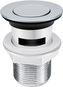 Scurgere lavoar cu click-clack plastic/crom FALA