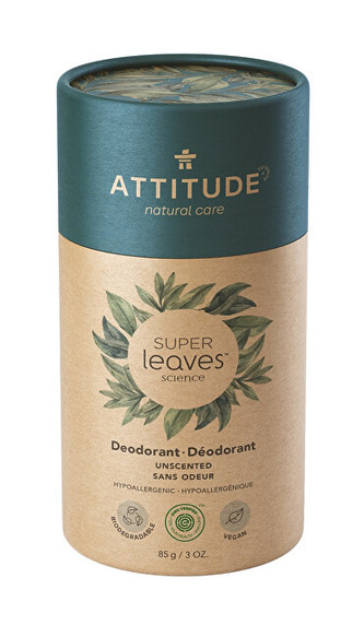 ATTITUDE Deodorant solid natural Super leaves - fără parfum 85 g