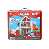 Melissa & Doug - MAGNETIVITY - Stație de pompieri