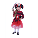 Costum pirată pentru copii cu pălărie (S)