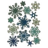 SIZZIX Thinlits șabloane metalice de tăiere - fulgi de zăpadă 14 buc.
