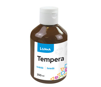 Tempera paint LUMA 250 ml brown
