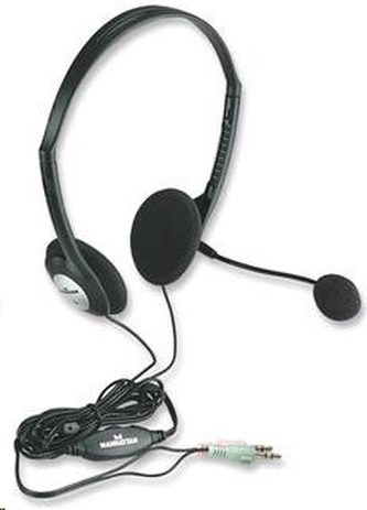 MANHATTAN Căști cu microfon Stereo Headset