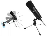 Sandberg microfon de birou pentru streaming, USB, negru